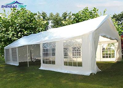 China Gazebo impermeable del jardín del blanco con la aleación de aluminio de los paneles laterales 6061/T6 en venta