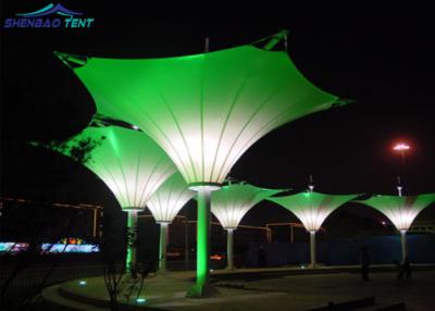 China Fantastic Colored Flower TypeTensile Structure Buildings For Landscape for sale