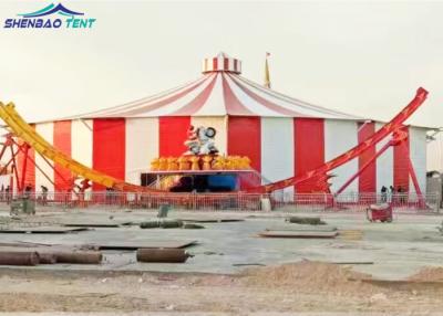 China Round Colored Tensioned Fabric Covered Buildings For Theater for sale