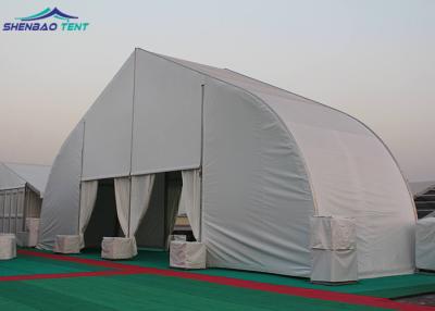 China Small Width TFS Curve Aluminium Frame Marquee Solid Wall Fire Retardant PVC Roof Cover for sale