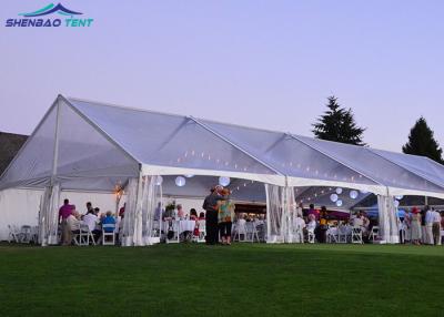 China Tienda grande 1000 de la carpa del banquete de boda de lujo de Seater con el top claro en venta