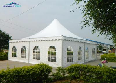 China 3 * 3m Outdoor Pagoda White Canopy Tent For Wedding Reception UV Resistant for sale