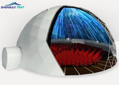 China Completely Clear Video 3D Geodesic Dome Projection Tent For Planetarium And Cinema And Music Festival for sale