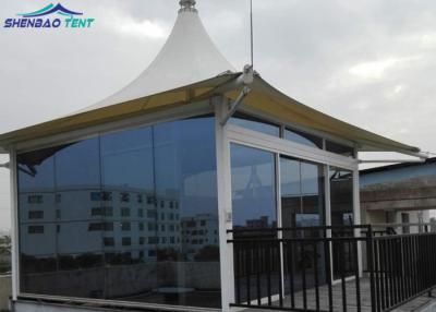 China Fashion Hotel Tensile Membrane Structure Architecture Tent With PVDF Cover for sale