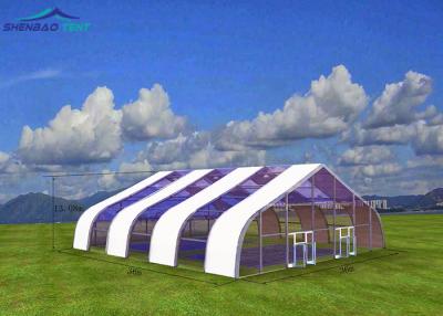 China 42X25 M Stainless Steel Pvc Large Storage Tent Waterproof For Badminton Stadium for sale