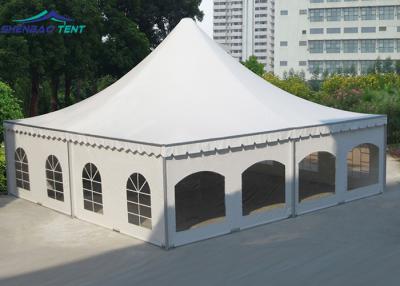 China Aluminum Frame High Peak Luxury Pagoda Canopy Tent 10x10m For Trading Show for sale