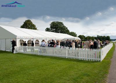 China Large Outdoor Party Tent For 300 Seater / Clear Wedding Marquee for sale