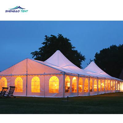 China 300 People Marquee Party Tent With Hard Pressed Extruded Aluminum 6061 / T6 Frame for sale