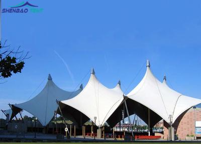 China Customized Color PVDF Fabric Shade Structures / Tension Membrane Structures for sale