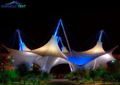 Chine Bâtiment de haute résistance de structure de membrane de parc/structures de tension d'ombre à vendre