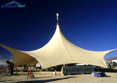 China White Architecture Tent Membrane Structure For Stand / Stadium SGS Certification for sale