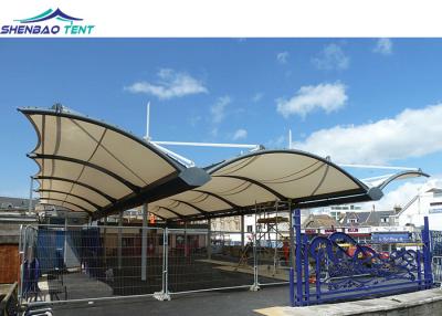 China Flame Retardant Tensile Roof Structures / Gas Station Shade Canopy Tent for sale