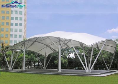 China White Huge PVDF Tensile Structure Buildings For Event / Outdoor Sport for sale