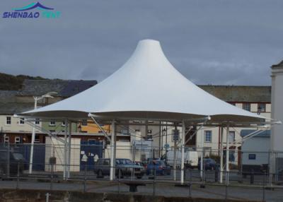 China Carport And Stadium Stand Tensile Membrane Structure Building Wind Loading Max . 120km / H for sale