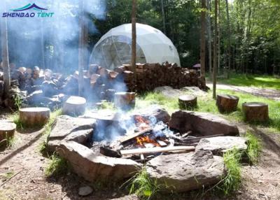 China Tent van de Pretpark de Geodetische Koepel voor Glamping-Wind die 100km/Uur laadt Te koop