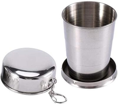 China Sustainable Portable Stainless Steel Travel Outdoor Camping Folding Collapsible Cup /shot Glasses for sale