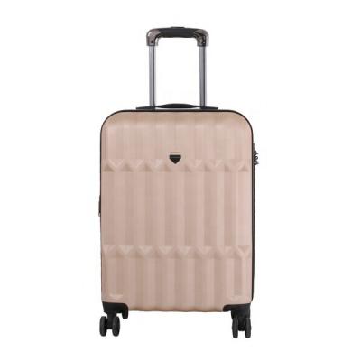 China 1.business style 2020 2.durable spinner customized wheels trolley luggage ABS suitcase sets 3pc travel suitcase sets for sale