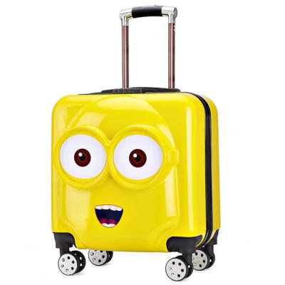 China ABS Cartoon Kids Suitcase 18Inch 20Inch Travel Kids Luggage Sets Bag Trolley Luggage for sale