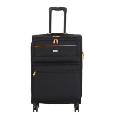 China Fashionable Men Durable Business Polyester Travel Sets Carry On Large Suitcase Bag Travel Trolley Luggage for sale