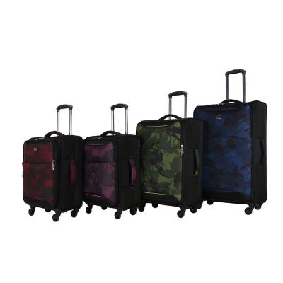 China Fashionable Expandable Fabric Travel Luggage Sets Factory Price New Trolley Suitcase Fashion Trolley Luggage for sale