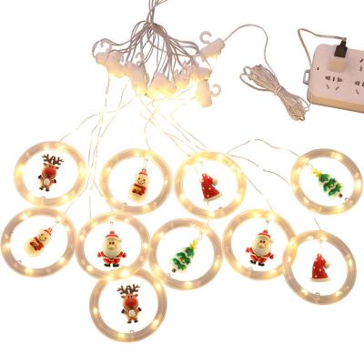 China Hot-selling Plastic Christmas Decorations Room Decoration Window Stars LED Lights Wishing Balls Icicle Lights for sale