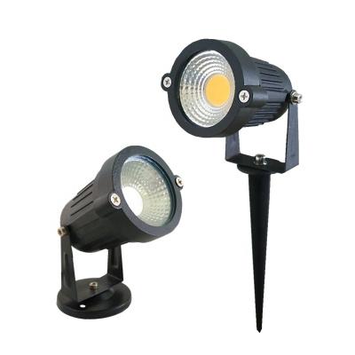 China Outdoor Waterproof LANDSCAPE COB LED Garden Lamp 3W/5W/10W Villa Decor Spot Light Fixture 220V 12V Spike Lawn Light Path Landscape for sale