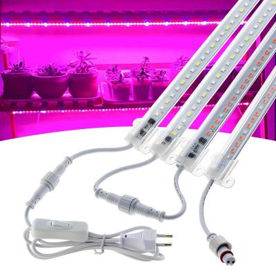 China Seed Starting AC220V LED Grow Phyto Lamps Full Spectrum 72leds LED Plant Light Waterproof Connector Light Bar For Indoor Plant Flower Seedling for sale