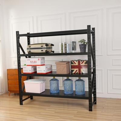 China Corrosion Protection Factory New Product Heavy Duty Storage Shelf OEM Black Shelf Rack for sale