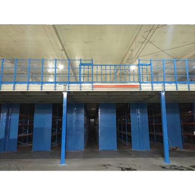 China Heavy Duty Industrial Steel Warehouse Storage Racking Floor Corrosion Protection Mezzanine Rack Racking System for sale