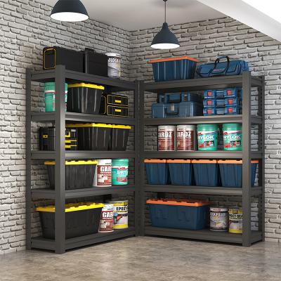 China Corrosion Protection Steel Estantes Office Home Office Shelving Steel Racks 5 Layer Shelf Storage Shelves for sale