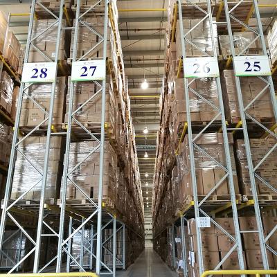 China Corrosion Protection Customized Size Storage Racking Warehouse Racking Goods Shelves Very Shrink Aisle Racking for sale