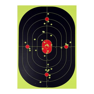 China Adhesive Reactive Splatter Target Stickers Targets for Shooting with Fluorescent Impact Shooting Aims for BB Pellet for sale