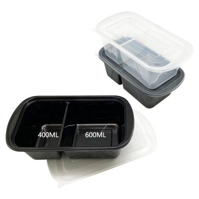 China Microwavable PP Food Storage With Lids Bento Meal Prep Containers Disposable Lunch Box Plastic for sale