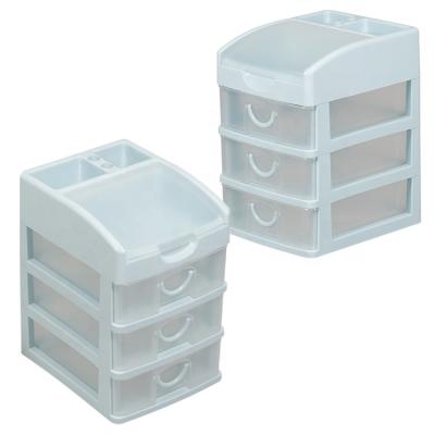 China CLASSIC Office Table Top Finishing Storage Drawers Plastic Organizer In Desk Box for sale