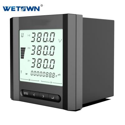 China Digital Multifunction Meter 0.2 Level 0.05Hz Power Measuring Meter 16A-800A AC 400V IEC62052/IEC62053 for sale