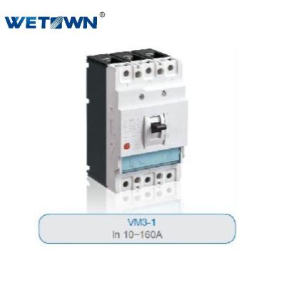 China KEMA VM3 400V 100kA 75kA 160A Mccb Circuit Breaker for sale