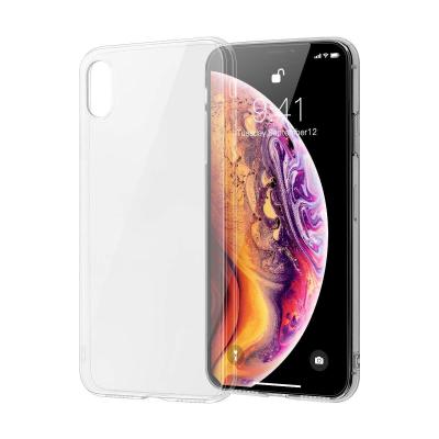 China Shockproof Clear Transparent Soft TPU Mobile Phone Cover Device Smartphone Shockproof Case For Apple iPhone X Cover Case for sale