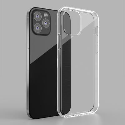 China Shockproof Clear Transparent Soft TPU Mobile Phone Cover Device Smartphone Shockproof Case For Apple iPhone 12 Cover Case for sale