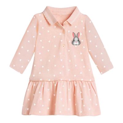 China Girls Casual Dress Baby Cotton Dress Breathable Design, Girls Boutique Clothing Spring Autumn, Girls Sheath Long Dress for sale