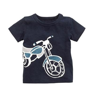 China New Fashion QUICK DRY Children's Clothing Summer Cartoon Printing Children Boy Round Neck Cotton Short Sleeve T-shirt for sale