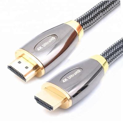 China High Speed ​​Multimedia 4K Ultra HD 24K Gold Plated HDMI Cable for sale