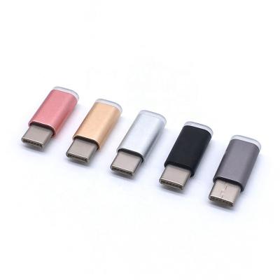 China Male Female MP3/MP4 Player Adapter Adapters A Type-C Micro-USB Data OTG Connector Converter USB-C Plug Charging Type C To Micro USB Adapter for sale