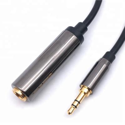 China Multimedia 3.5mm male to 6.35mm female extension audio cable for sale