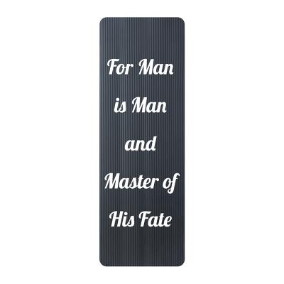 China Non Slip Fitness Pilates Yoga Mat Non Slip Custom Logo Eco Friendly Nbr 10 Mm for sale