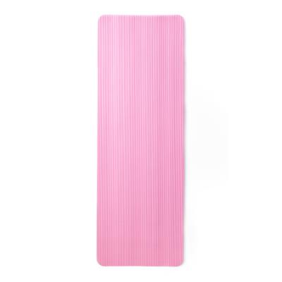 China Eco-Friendly Factory Price 8mm Gym Pilates Workout Non Slip Floor Washable Non Slip NBR Fitness Yoga Mat for sale