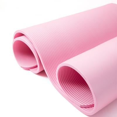 China Non-slip Eco-friendly Gym Mats Fitness Yoga Pilates nbr Exercise Mat for sale