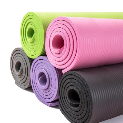 China Non-slip Print 15mm Custom Factory Pilates Gym NBR Gym Eco-Friendly Fitness Yoga Mat for sale