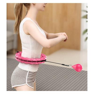 China Hot selling HU La weighted circles weighted detachable smart auto circle hoola circles home exercise for sale