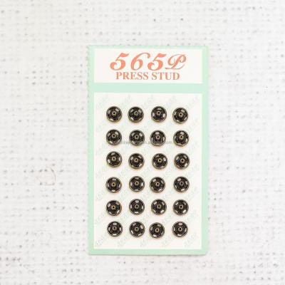 China 24sets/card 6mm Washable Fancy Metal Snap Fasteners Buttons Baby - Doll Clothes DIY Crafts Sewing Accessories for sale