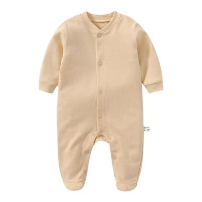 China Cozy Baby Clothes Fall Long Sleeve Baby Onesie Sleepsuit Cotton Knitted Baby Boy Girls Rompers for sale